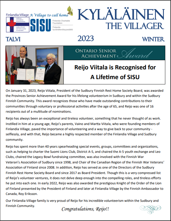 Winter 2023 Newsletter PDF