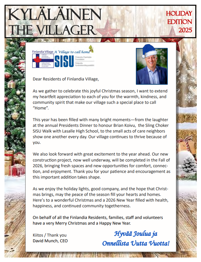2025 Holiday Newsletter